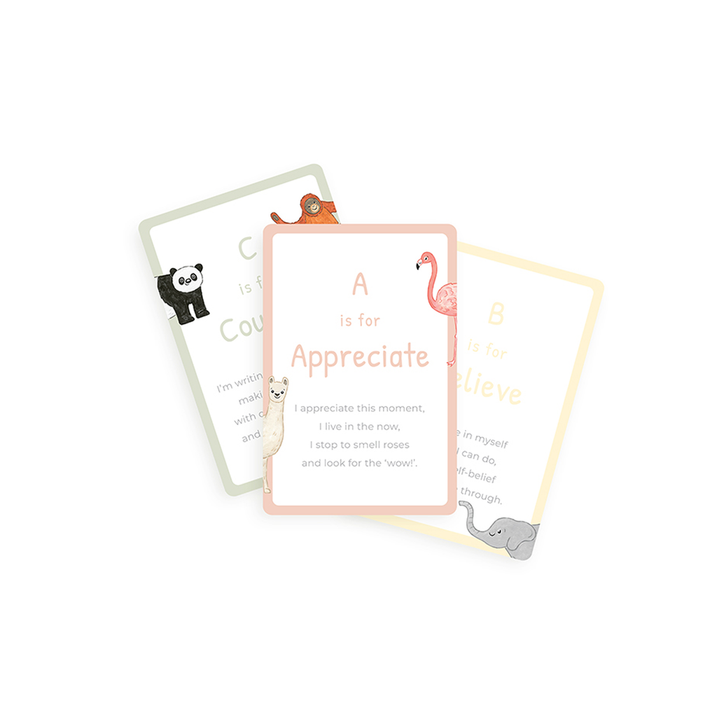 Mindful & Co Kids A–Z Mindfulness Affirmation Cards