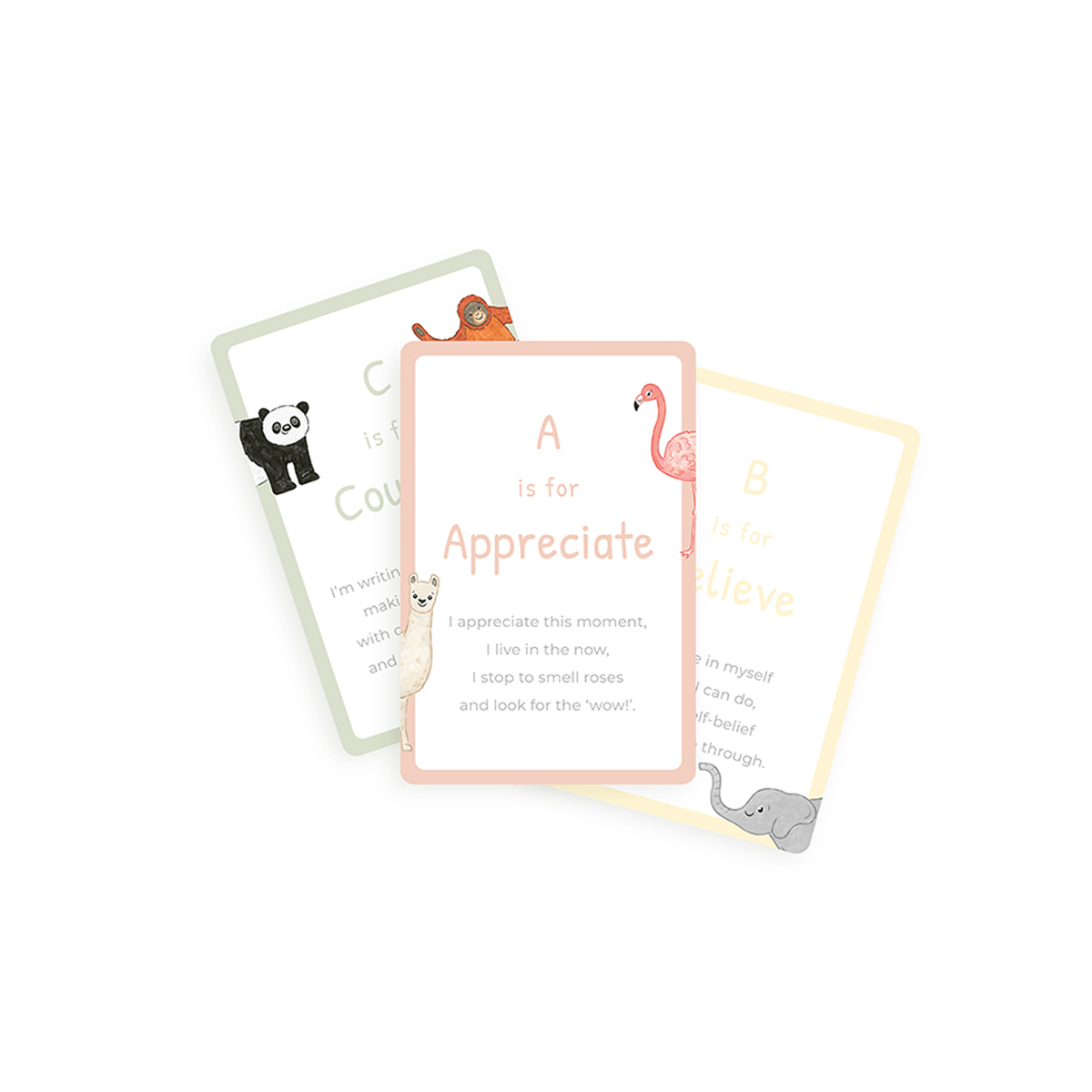 Mindful & Co Kids A–Z Mindfulness Affirmation Cards