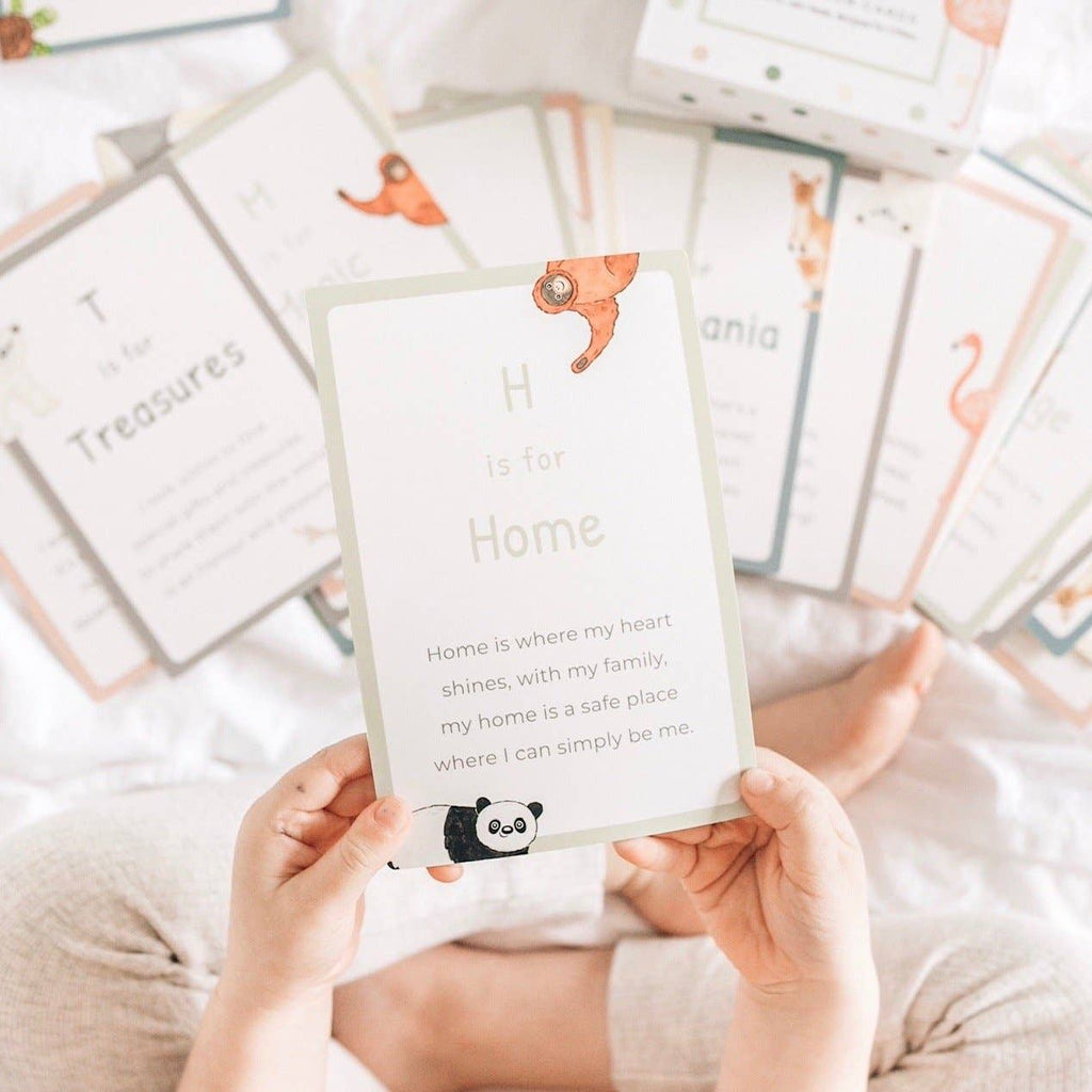 Mindful & Co Kids A–Z Mindfulness Affirmation Cards