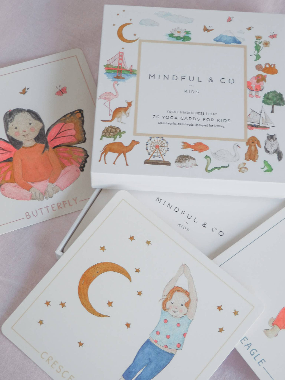 Mindful & Co Kids Yoga Flash Cards