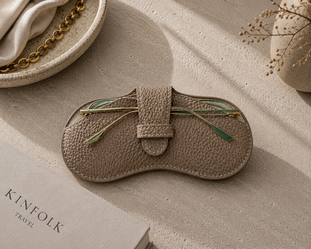 Pebbled Glasses Pouch