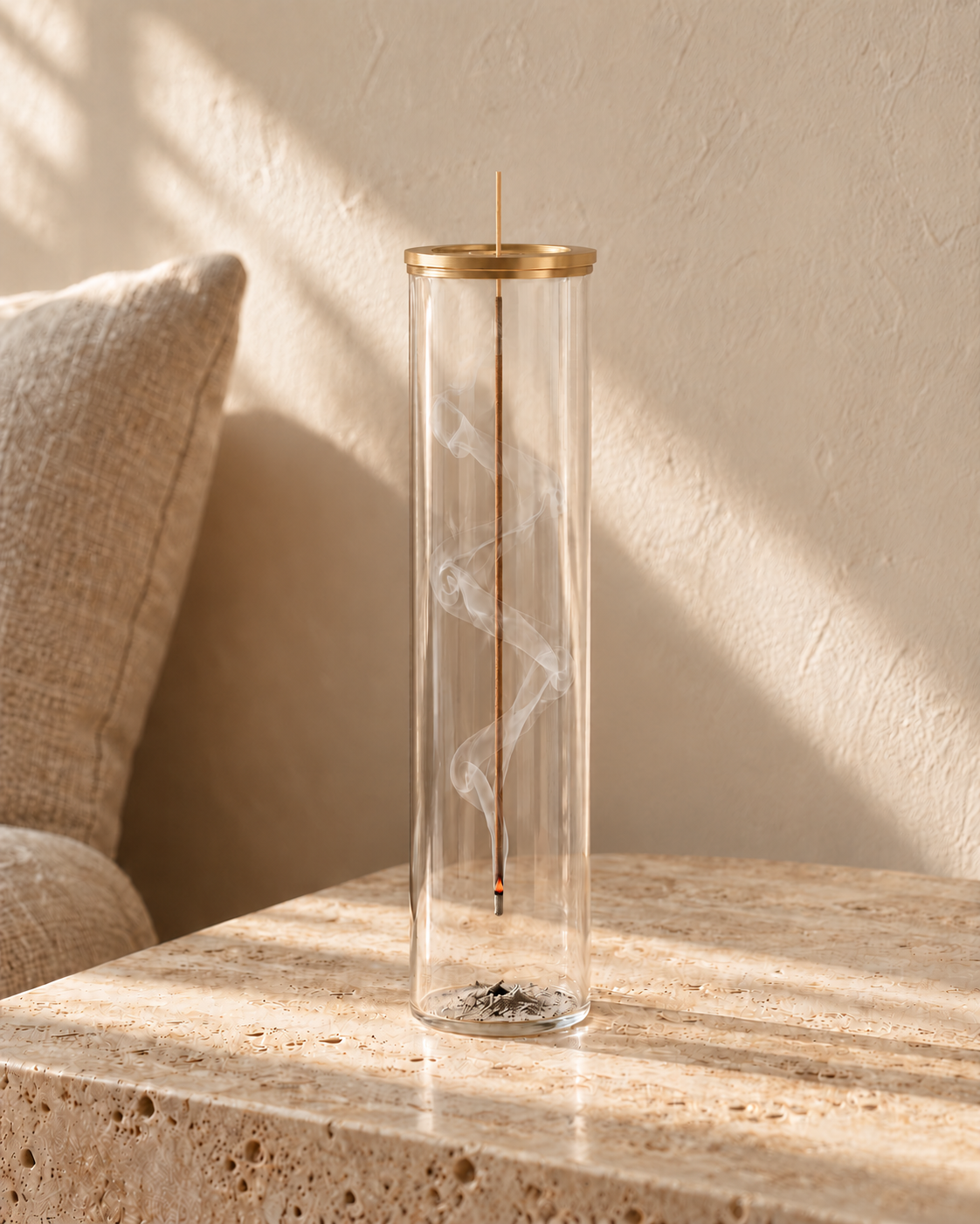 Suspended Glass Incense Holder