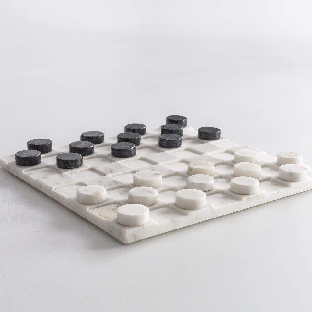 Marble Checkers Set