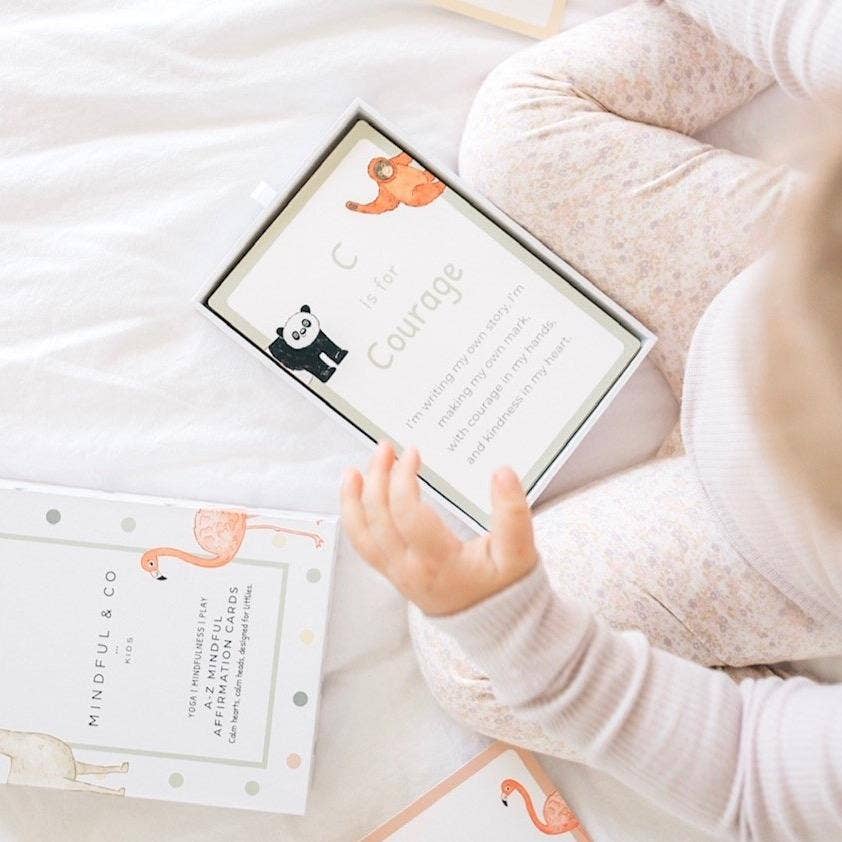 Mindful & Co Kids A–Z Mindfulness Affirmation Cards