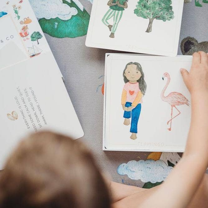 Mindful & Co Kids Yoga Flash Cards