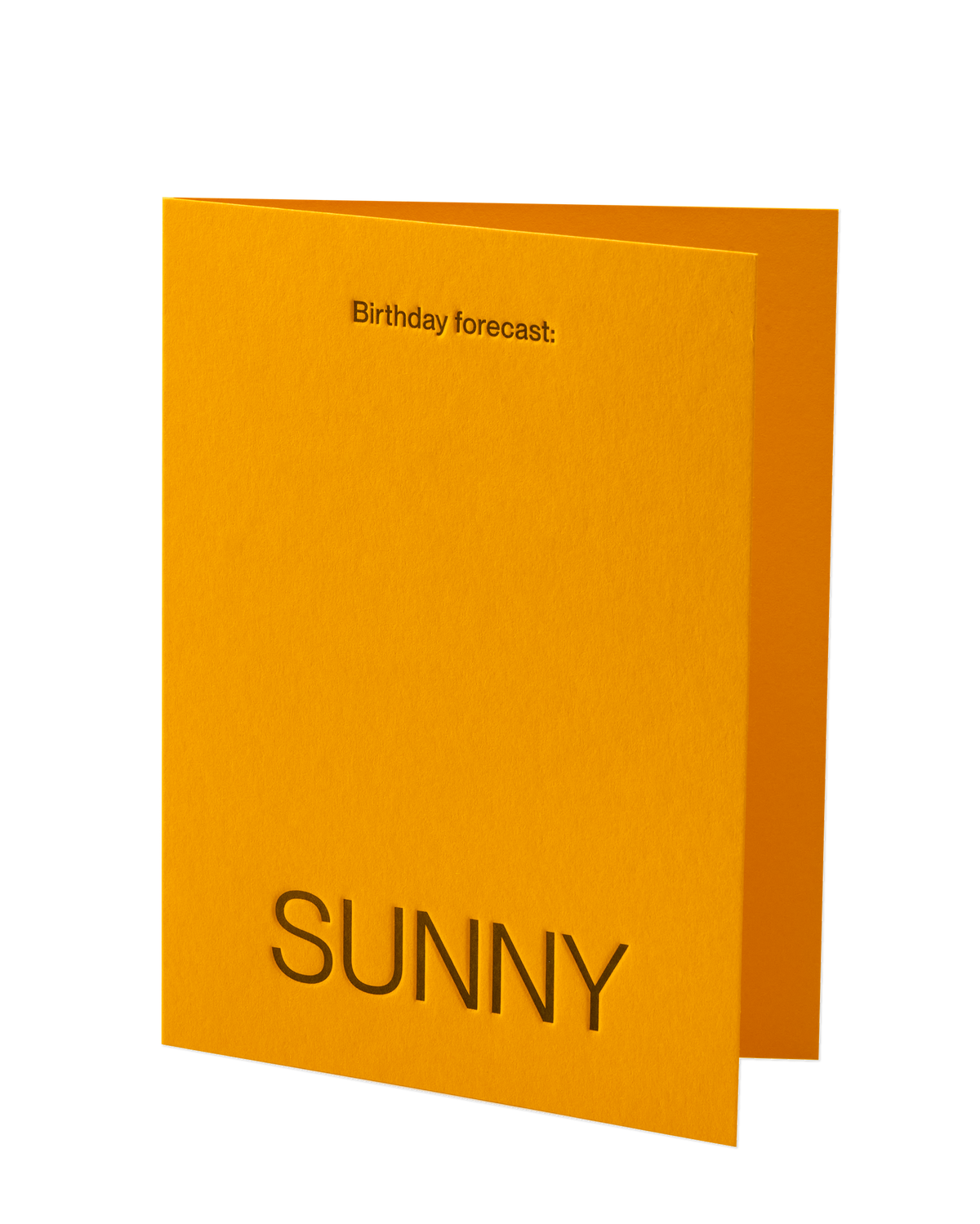Birthday Forecast: Sunny