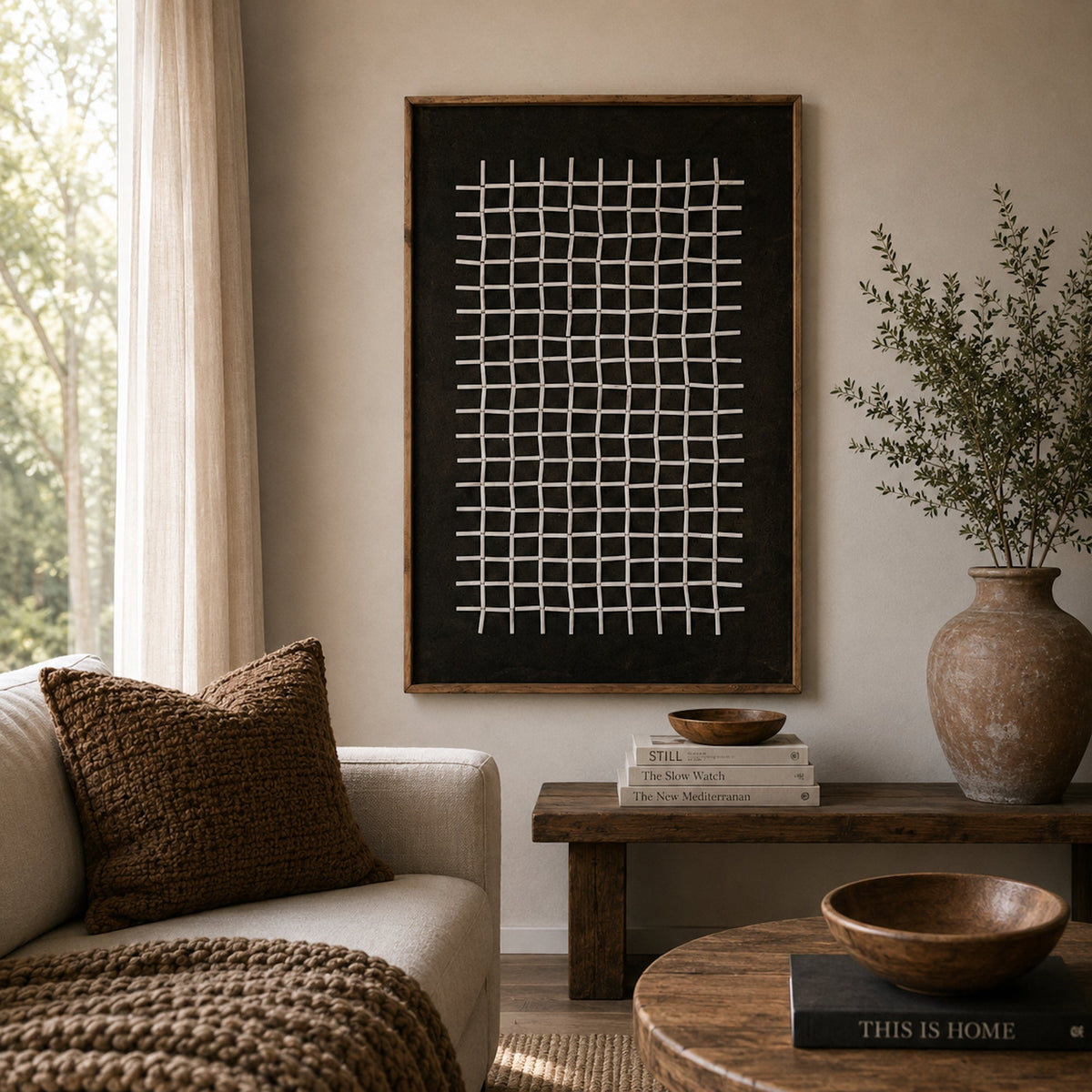 Rustic Reverie Dark - 82x122cm