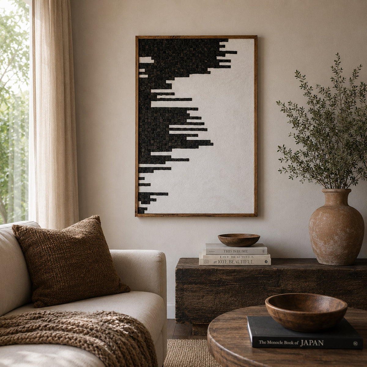 Timbered Contours - 82x122cm